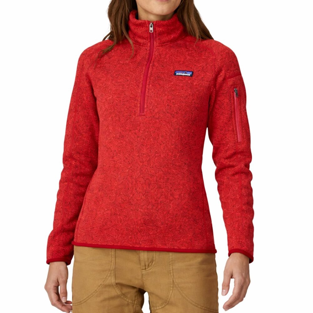 Patagonia Women’s Better Sweater Quarter Zip Pullover Top